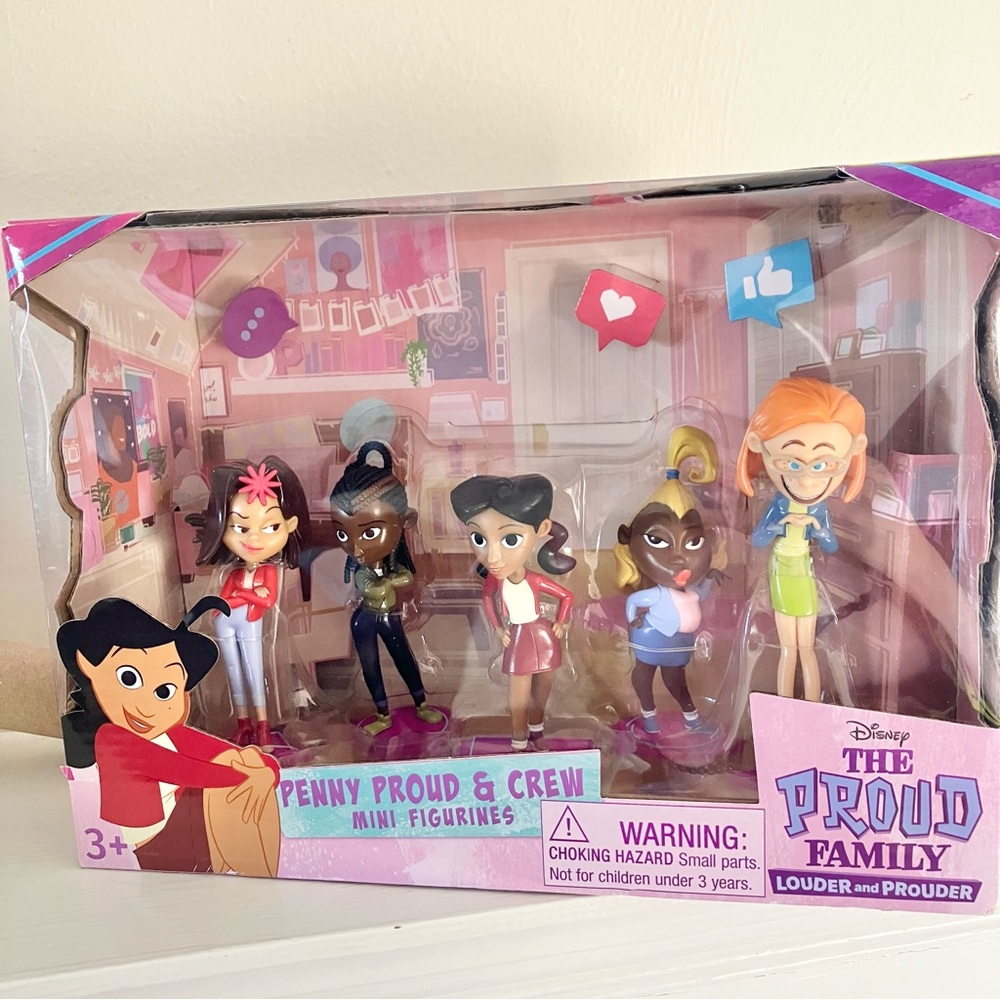 Disney The Proud Family Penny Proud & Crew Mini Figurine Set